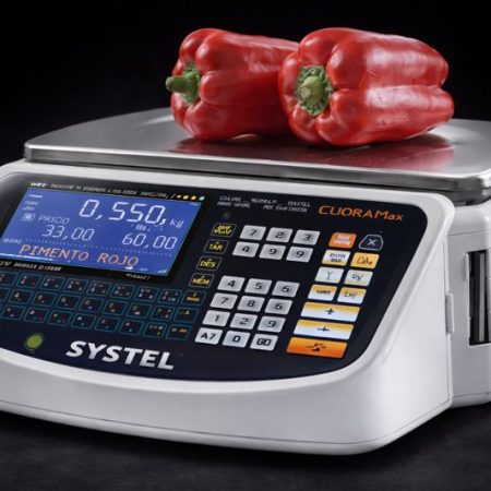 Balanza de mostrador peso precio importe Systel Cuora MAX 1 - 30 kgs