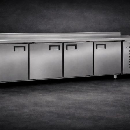 Heladera mostrador con cubre equipos EQUIPAR MR 2400 - 4 PUERTAS